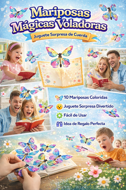 Mariposas mágicas voladoras. 10 Uds.